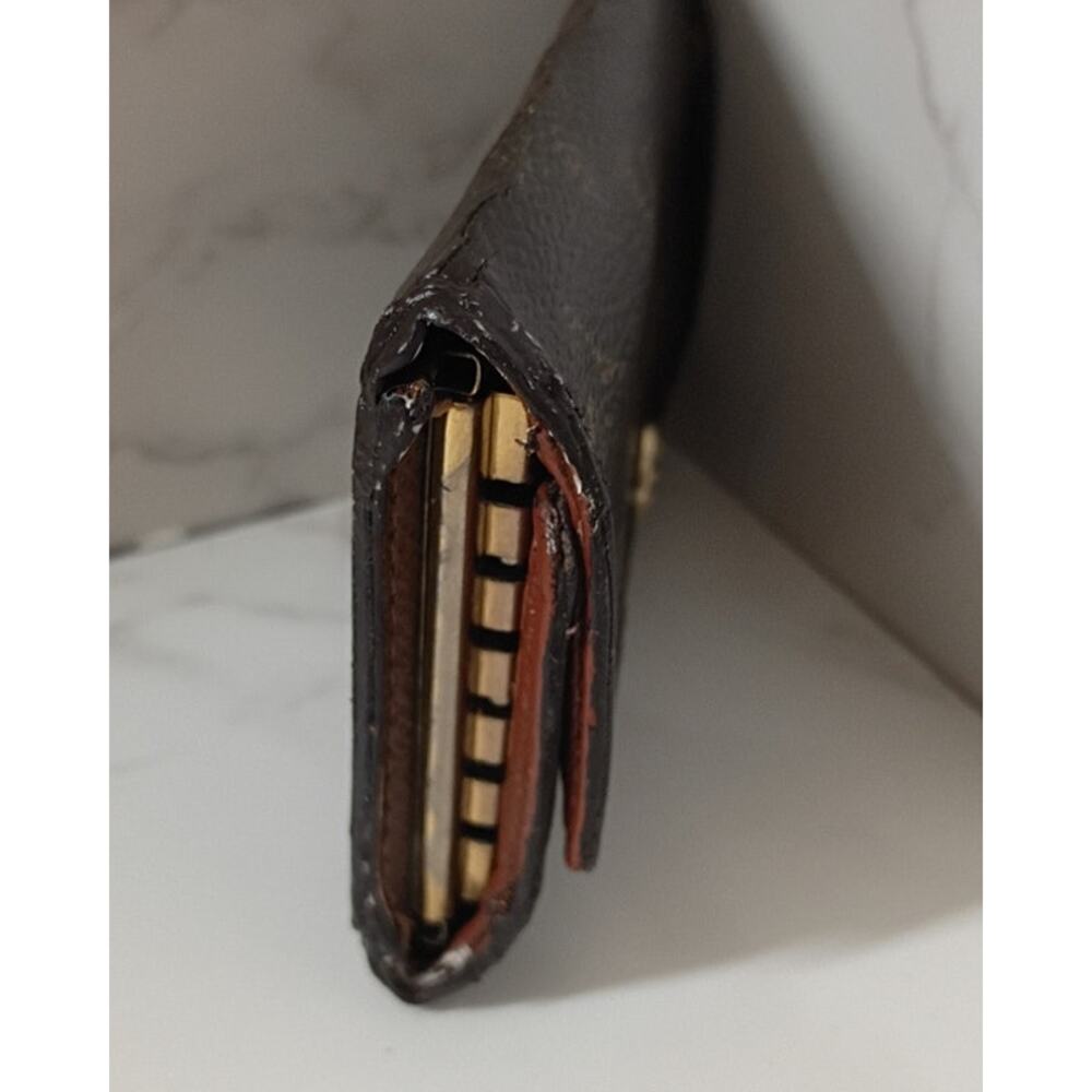 LOUIS VUITTON Brown Monogram Leather 6 Key Holder - Picture 4 of 7